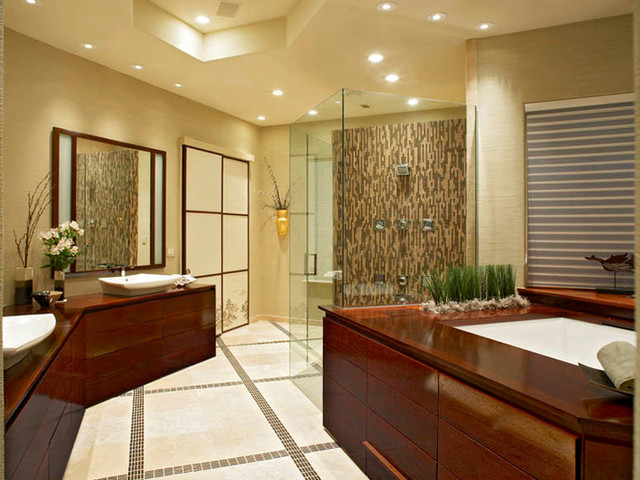 A Japanese Bath House - Asian - Bathroom - Dallas - by Hilsabeck Design ...