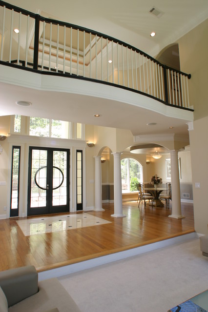 View of Foyer and Dining room of LAURIE house  plan  