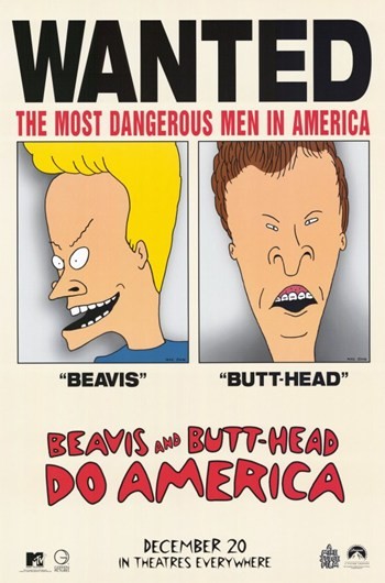Beavis And Butthead Do America Print