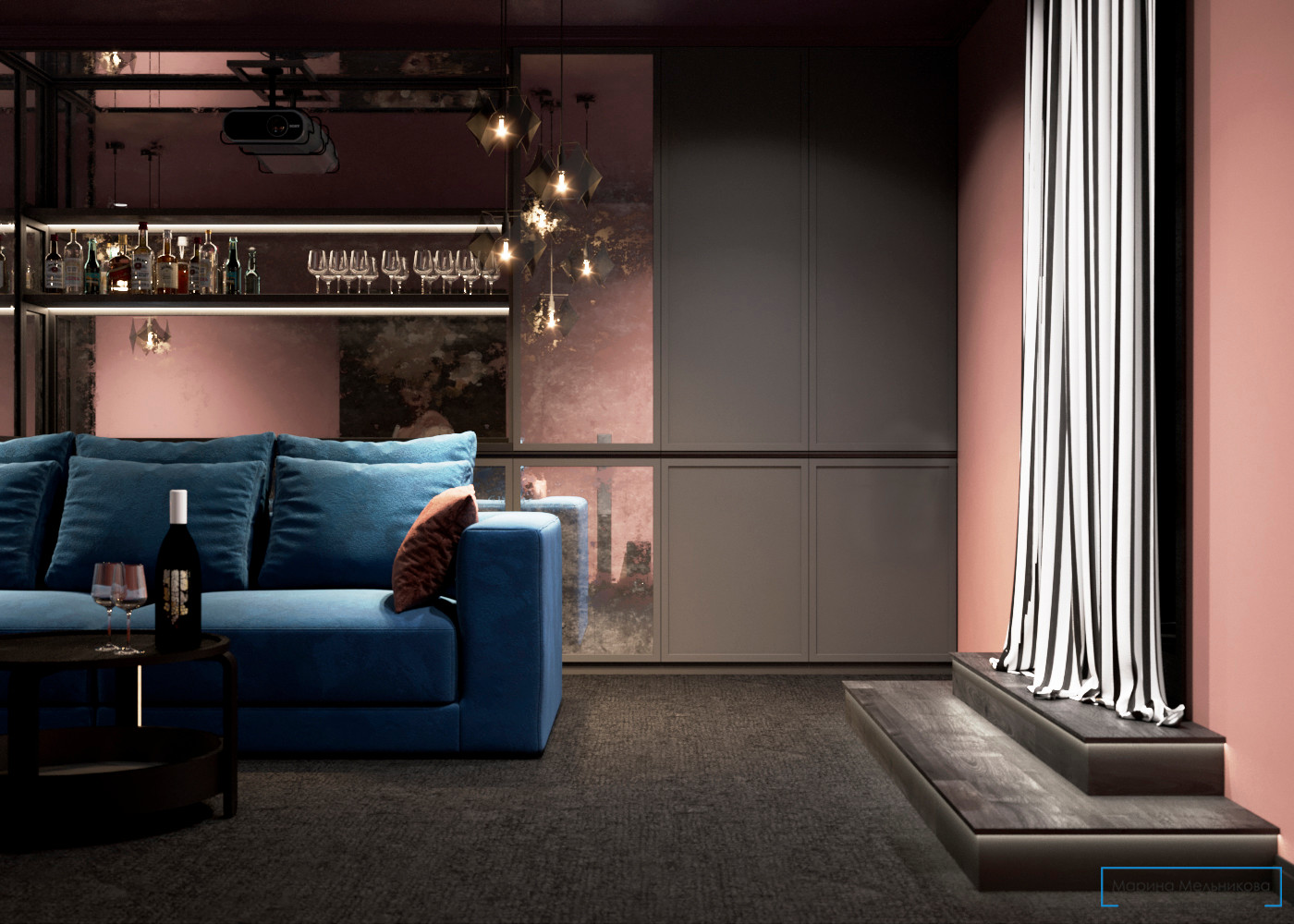 Коттедж 4 этажа