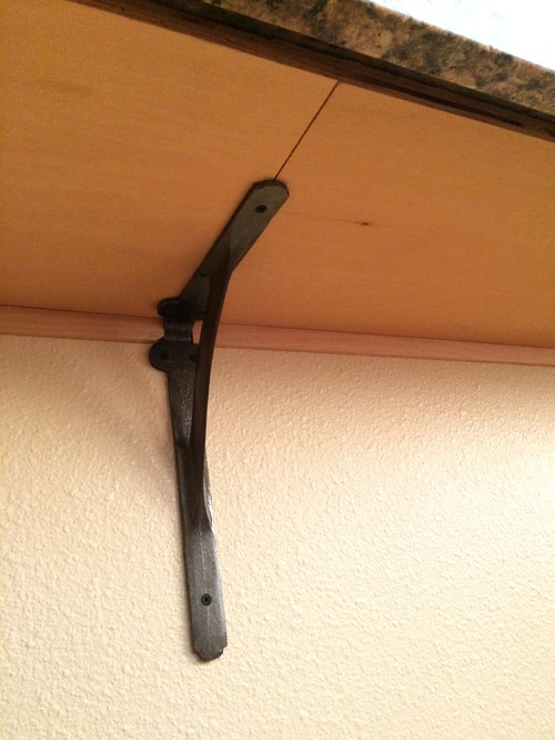 Help! Ugly Unfinished Underside of Cambria Quartz Countertop Solution?