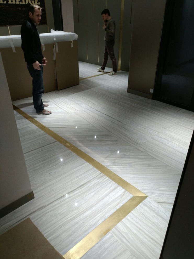 Мрамор и металл