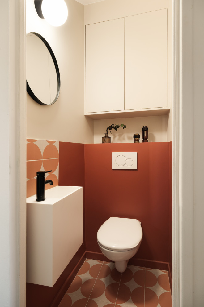 Rénovation colorée d’un appartement années 50 - Contemporain ...