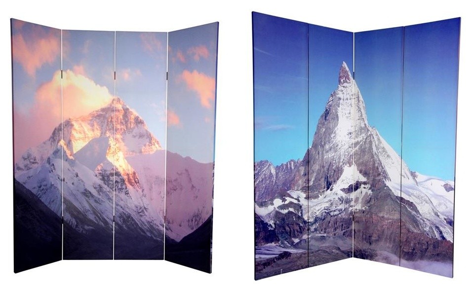 6 ft. Tall Double Sided Matterhorn & Everest