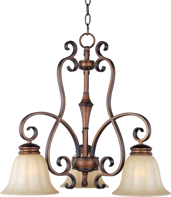 Maxim Lighting 22244wspd Fremont 3 Light Chandelier Mediterranean Maxim Lighting 22244wspd Fremont 3 Light Chandelier