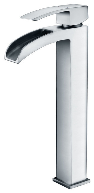 ANZZI Key Series 1-Handle Vessel Bathroom Faucet, Polished Chrome
