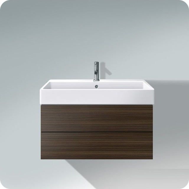 Duravit Delos DL6327 Wall Mounted Modern Bathroom Vanity Unit - Optional SIphon