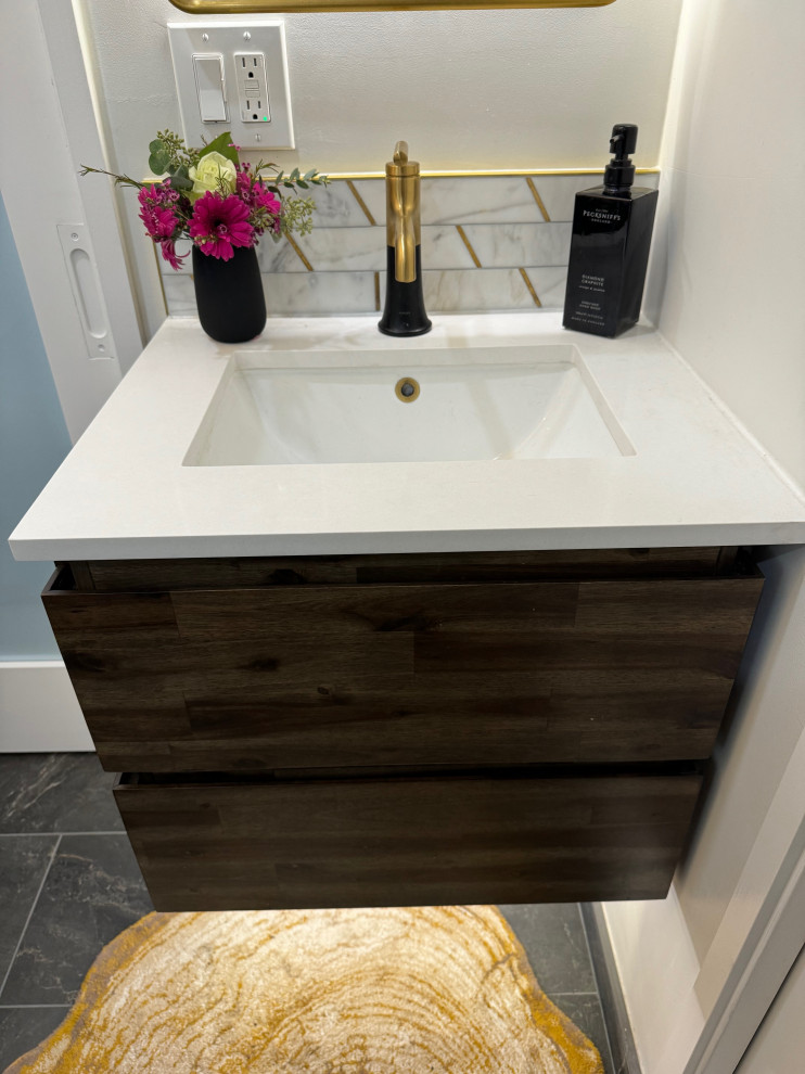 Calming Master Bathroom in Alameda