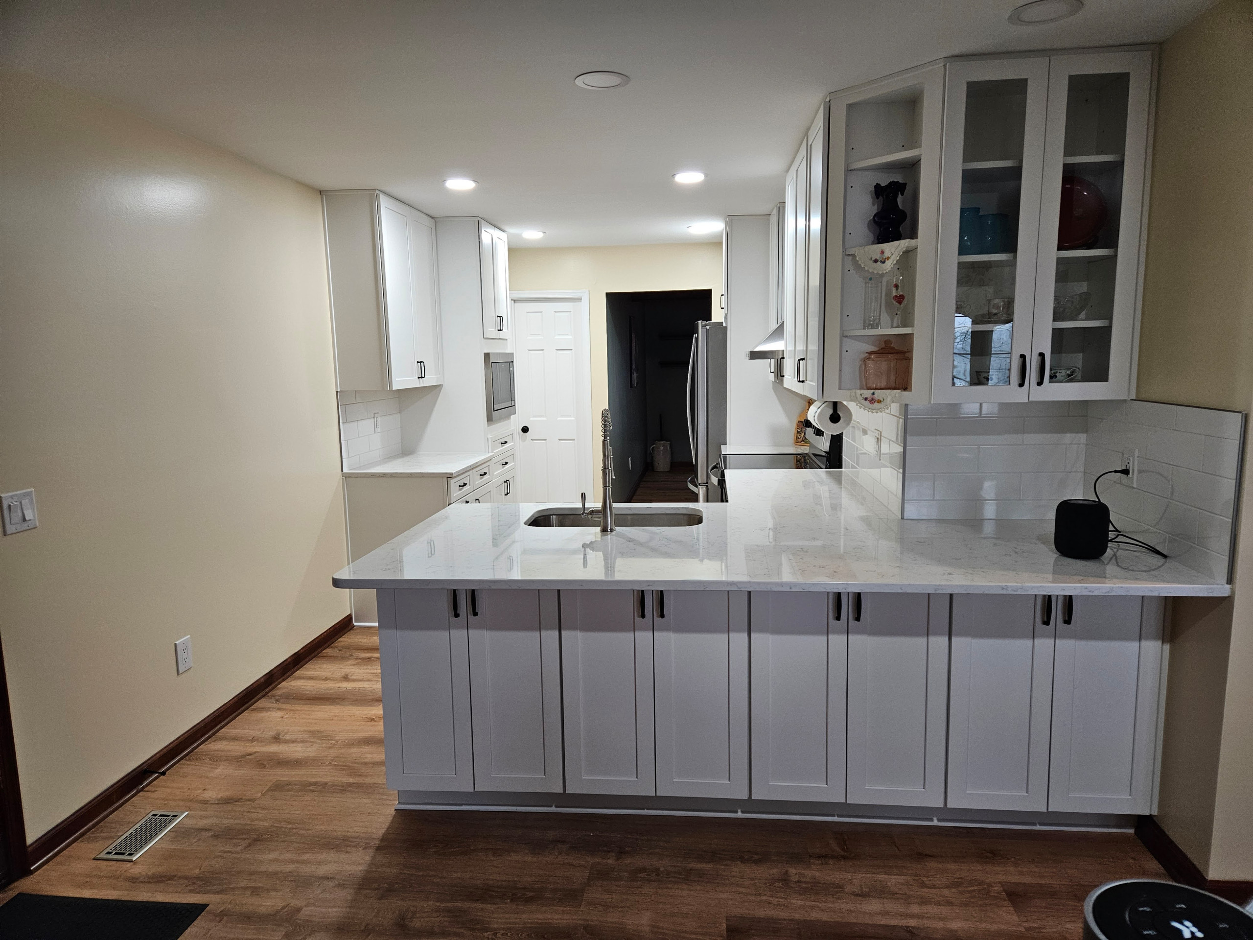 White Modern Kitchen Update
