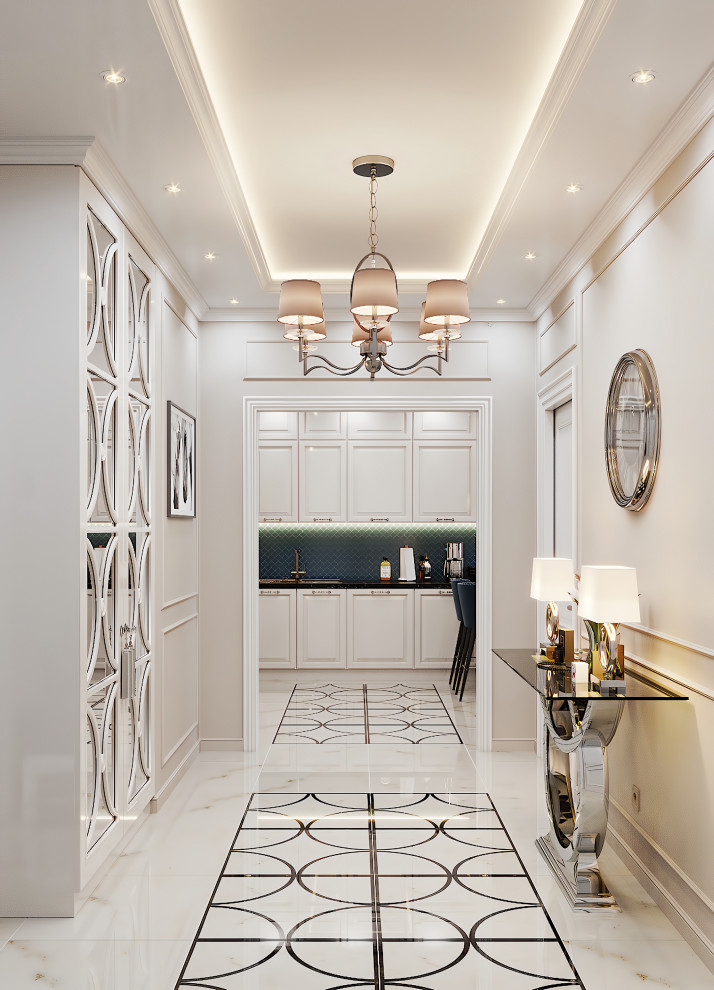 Выдержанный интерьер в неоклассическом стиле