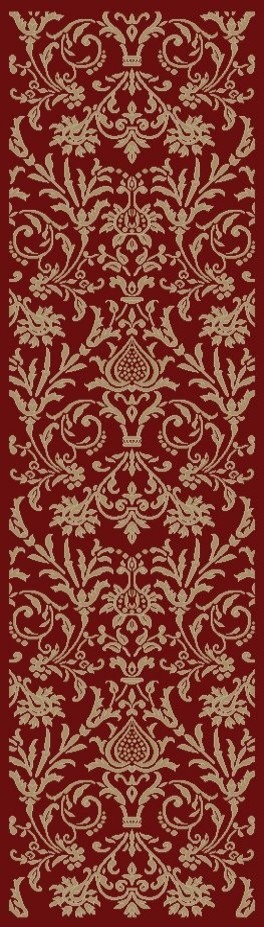 Damask Red 2'3"x7'7"