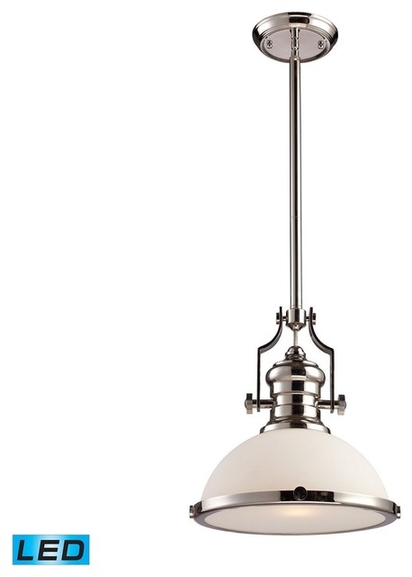 Landmark Lighting Chadwick 66113 1 Led Light Pendant Polished Chadwick 66113 1 Led Light Pendant