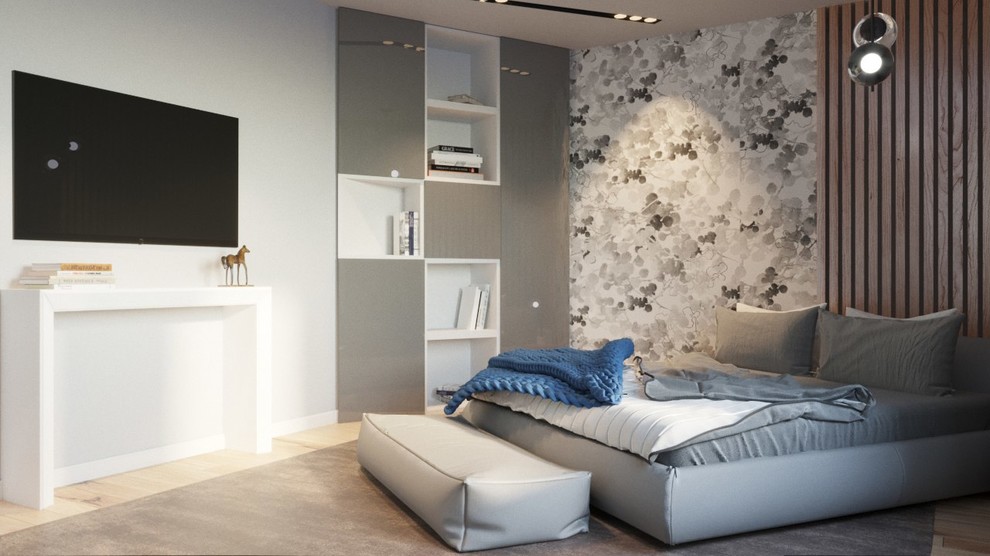 3D Визуализация спальни Визуализатор Александр Антонов Дизайнер Марина Иванова