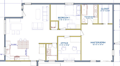 Request For Feedback On Layout Changes Kitchen Bath Or Should Each Room Be Separate With Distinct Doors From The Master Bedroom That D Bring Total To Four Hall Way Bathroom Closet