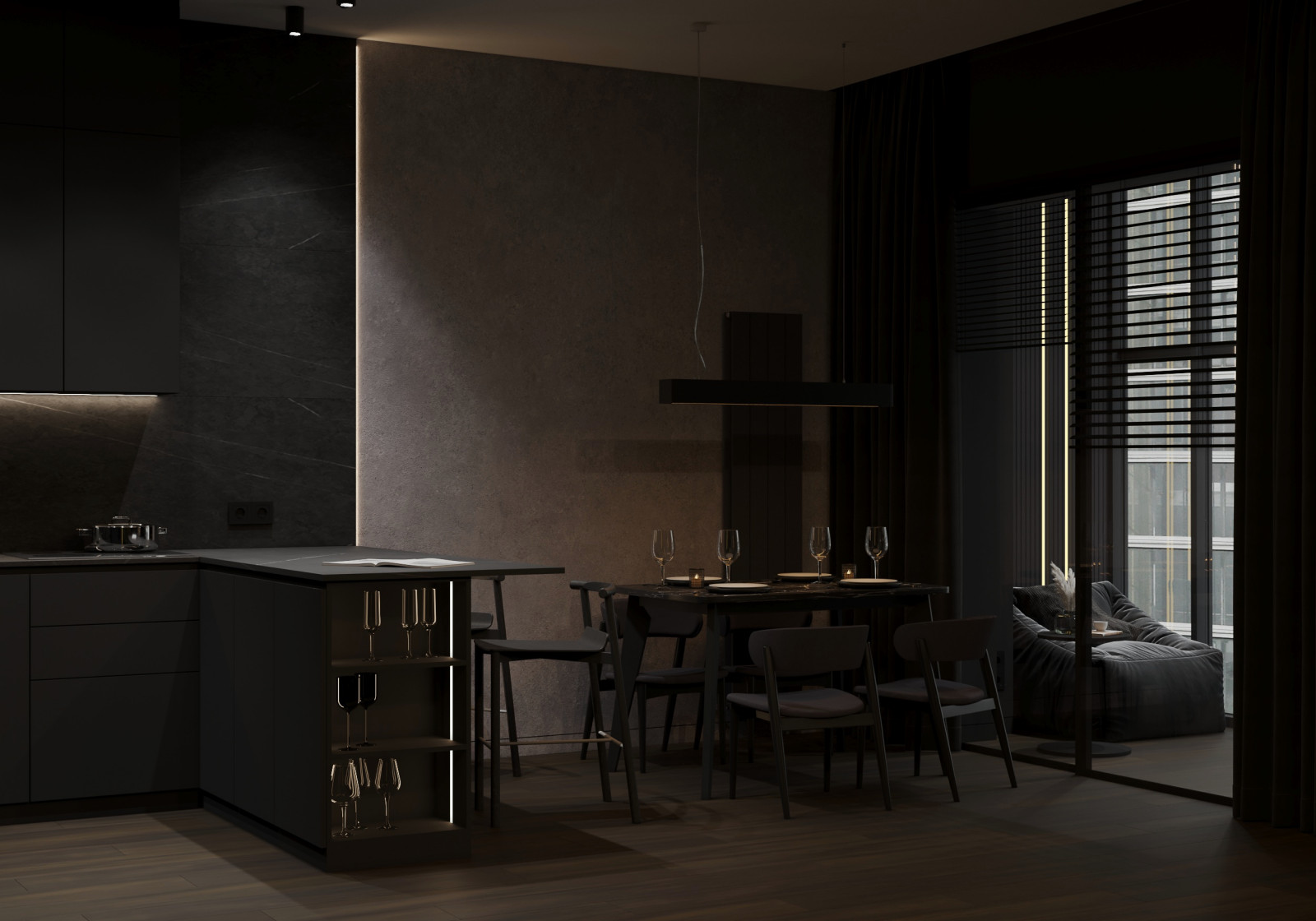 Дизайн интерьера квартиры в ЖК Вереск в престижном районе Москвы