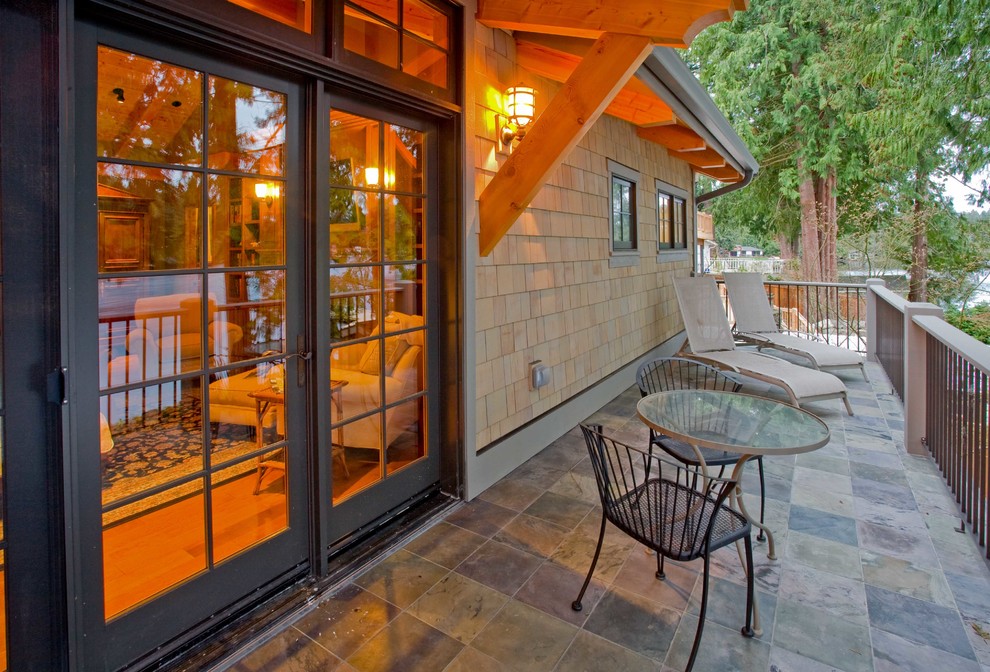 Mountain style deck photo in Denver