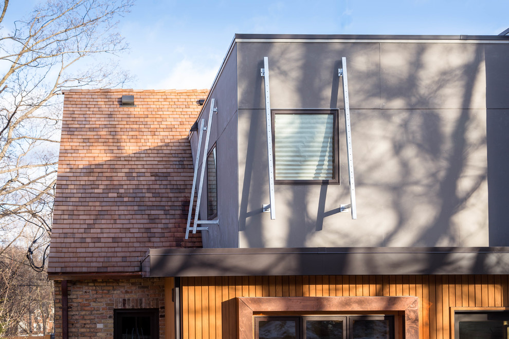 Example of a minimalist home design design in Minneapolis