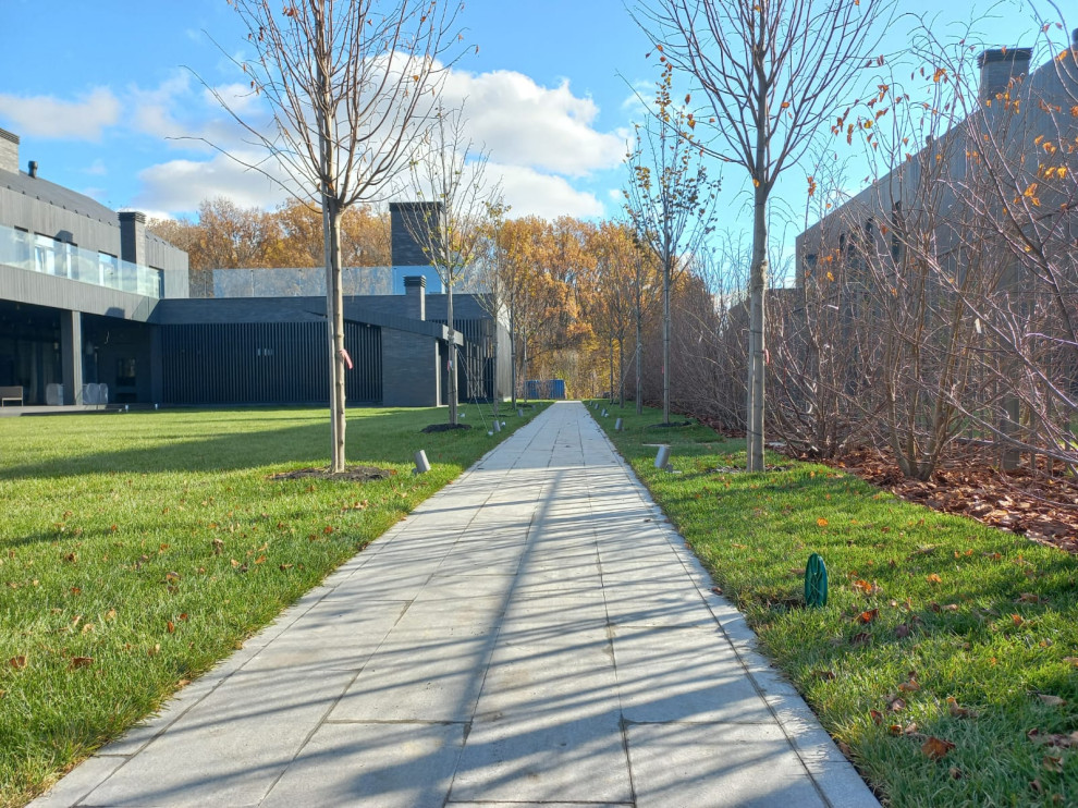 Landscape design of the territory (Voronezh region)