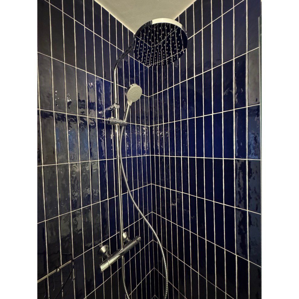 Projet Château-Landon, rénovation d'une cuisine, entrée & salle de bain.