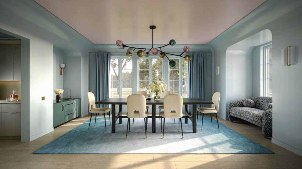 New Canaan Residence - Contemporary - Dining Room - Other - by Dora ...