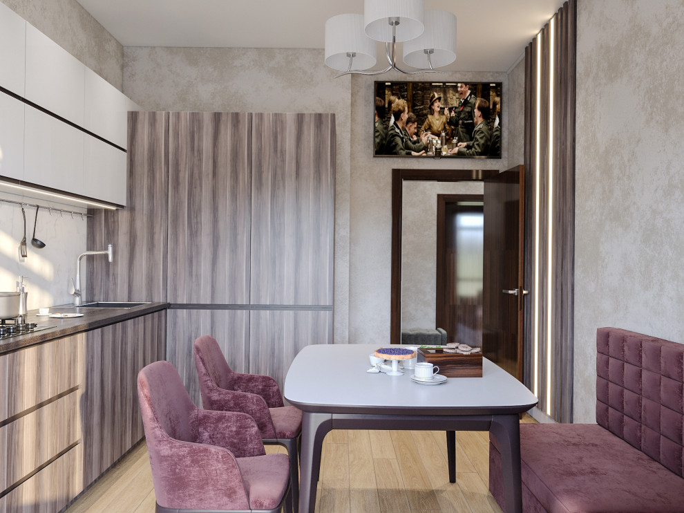 Дизайн однокомнатной квартиры (ул.Благоева, д.21)