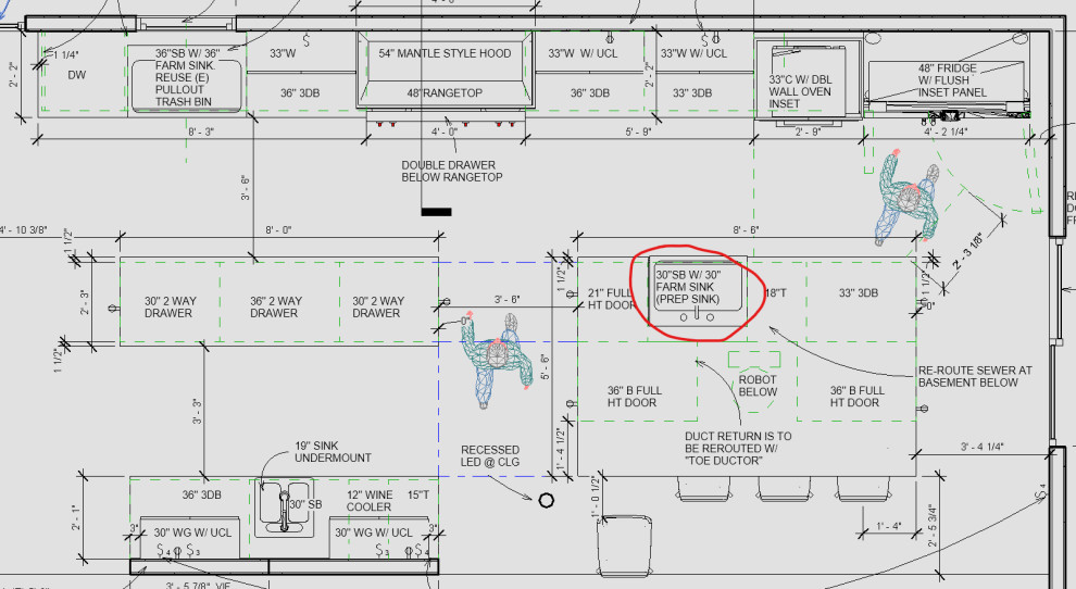 Kitchen Prep Sink Location for Help
