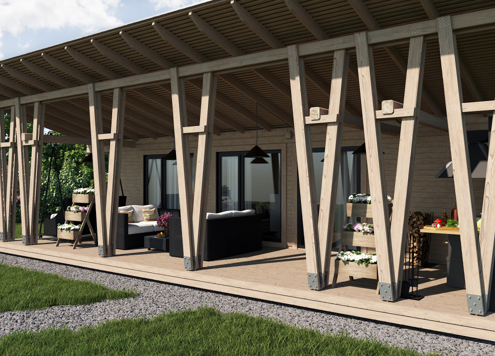 Гостевой домик с баней. Реконструкция.