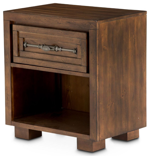 AICO Michael Amini Kathy Ireland Carrolton 1 Drawer Nightstand