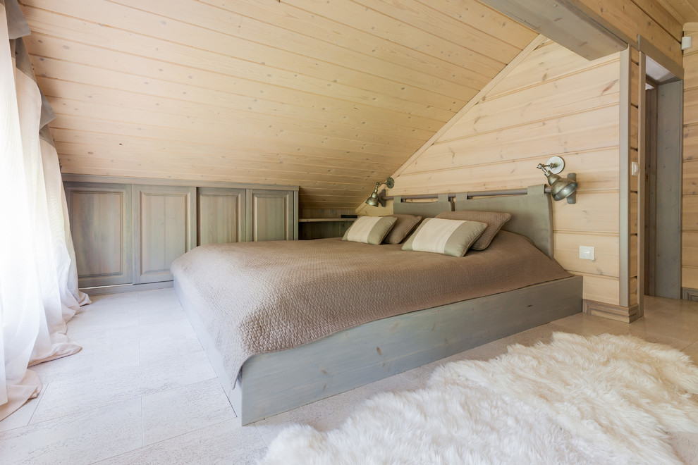 Свежая идея для дизайна: спальня - отличное фото интерьера