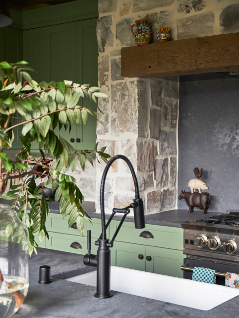Bristol Custom Home rustic-kitchen