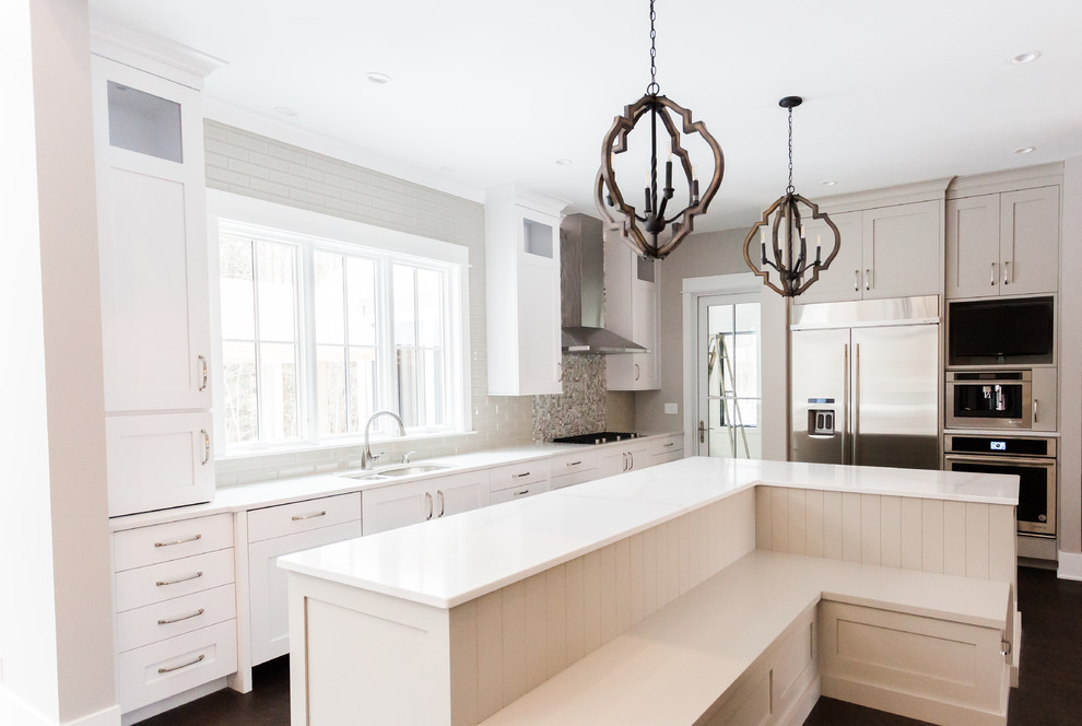 Transitional kitchen photo in Grand Rapids