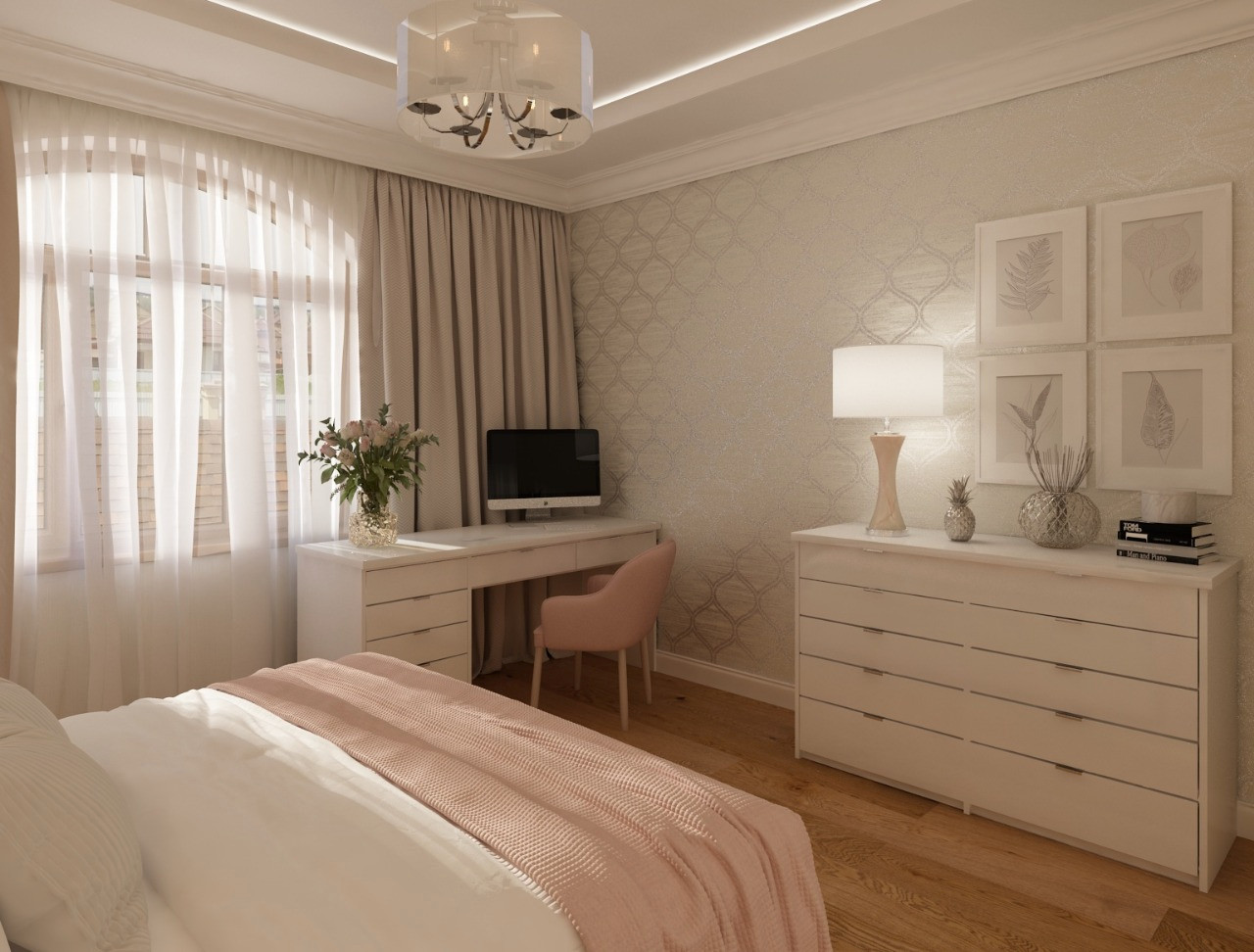 Работа над комнатой для молодой девушки