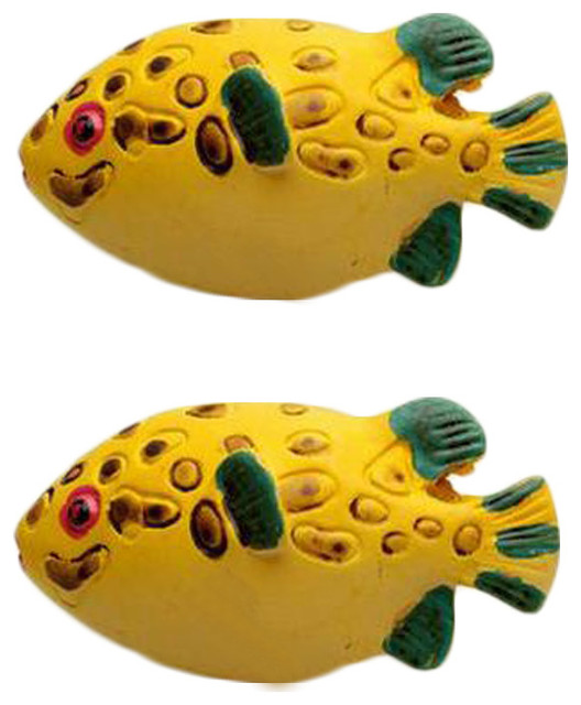 Ocean Fish Style Drawer Pull Handles Cabinet Knobs Set Of 2 No 1