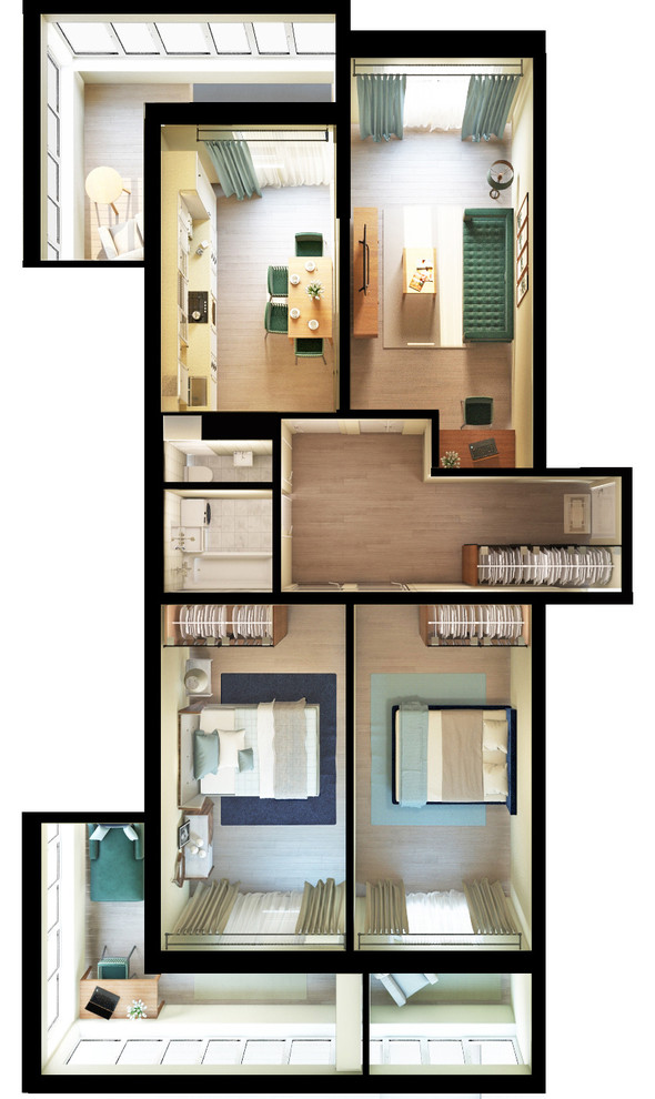 3d планировки квартир