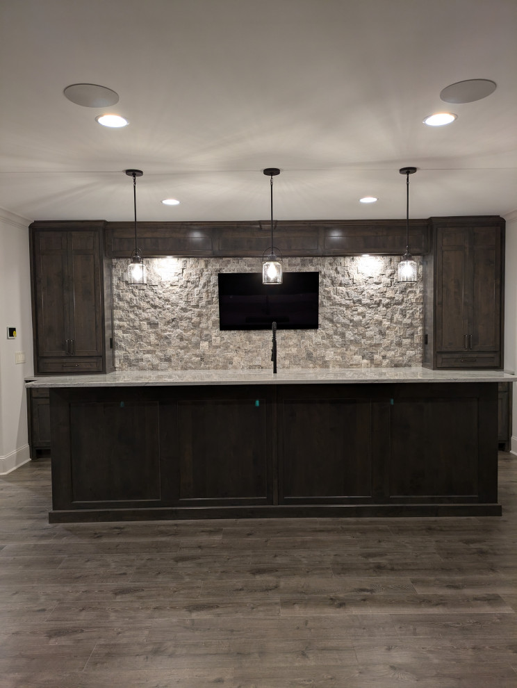 Upscale Full  Basement Design, Renovation, & Decor