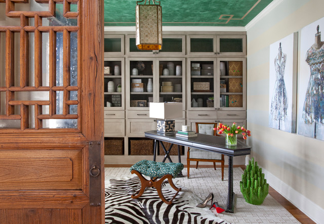 Atlanta Chic Home Office Transitional Home Office