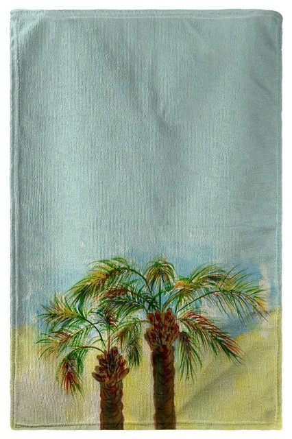 Betsy Drake S Palms Kitchen Towel Tropical Dish Towels Betsy Drake S Palms Kitchen Towel
