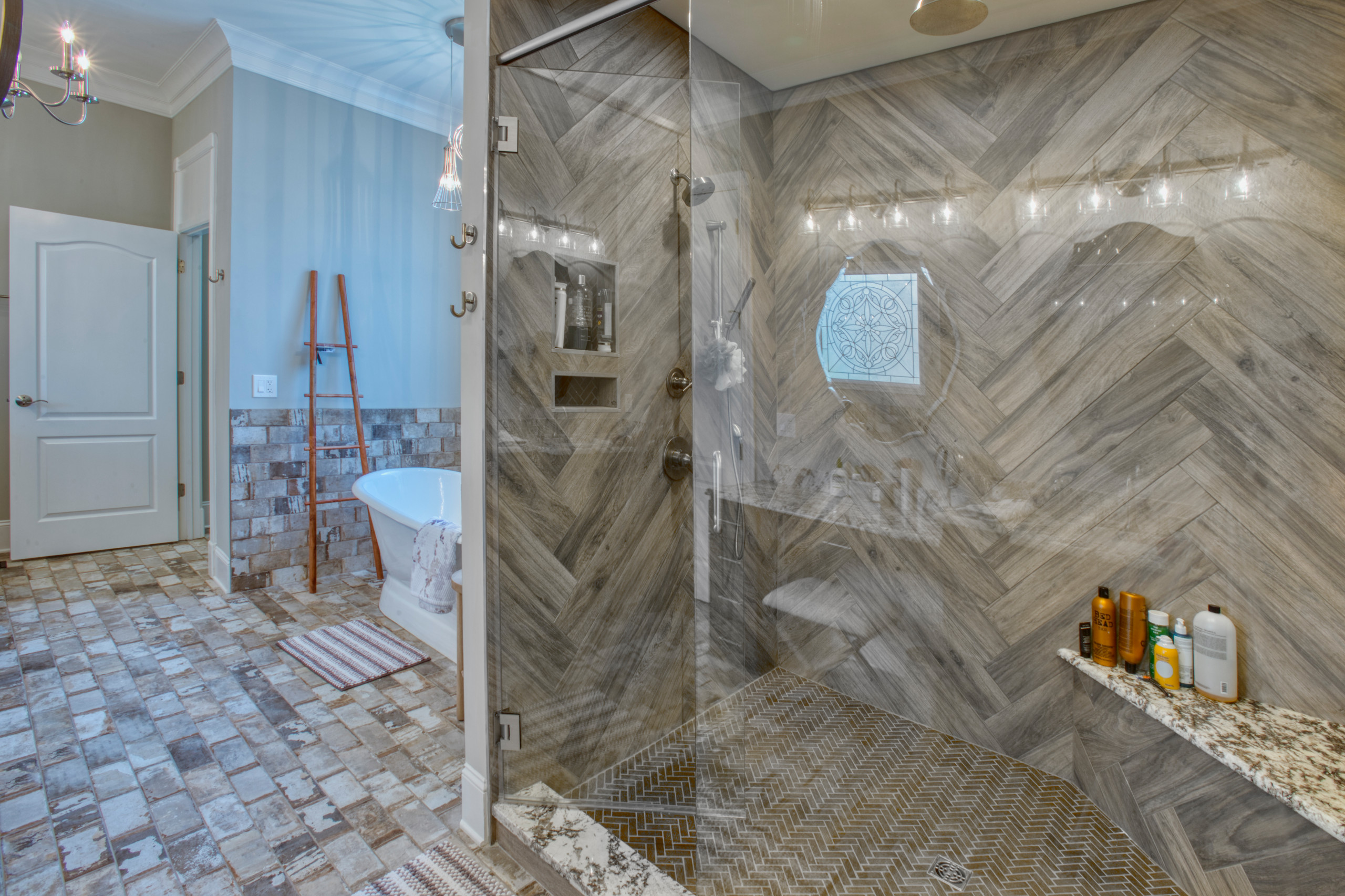 Luxury upgrades. Before/After