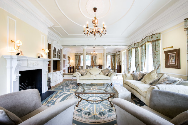 New Build Private Residence Surrey victorian-living-room