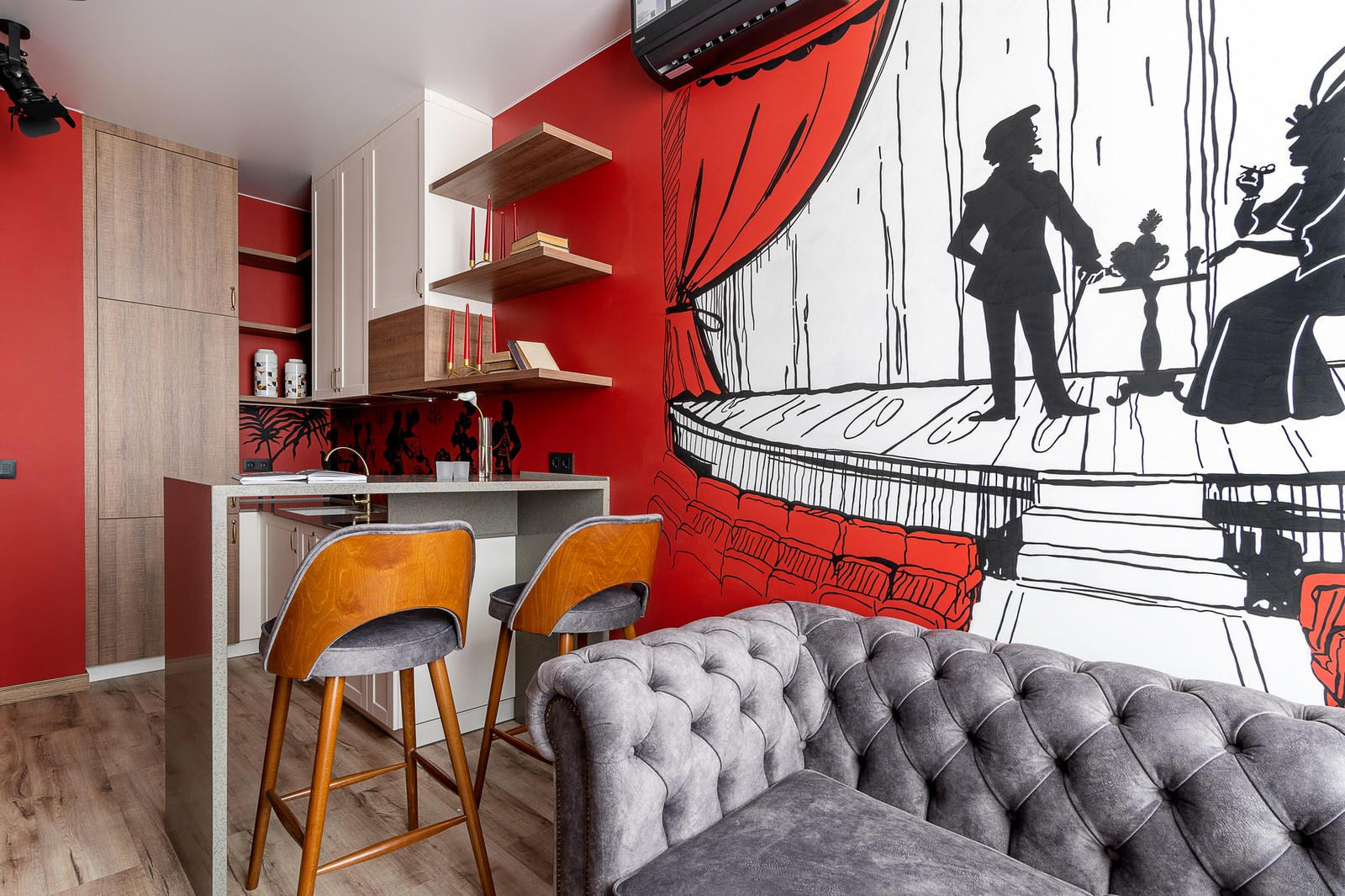 Реализованный дизайн проект квартиры ЖК "Театральный"