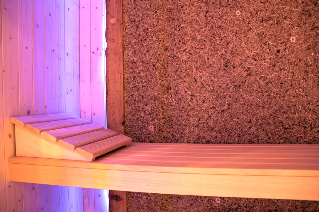 Privat Spa mit Alm Feeling landstil-badevaerelse