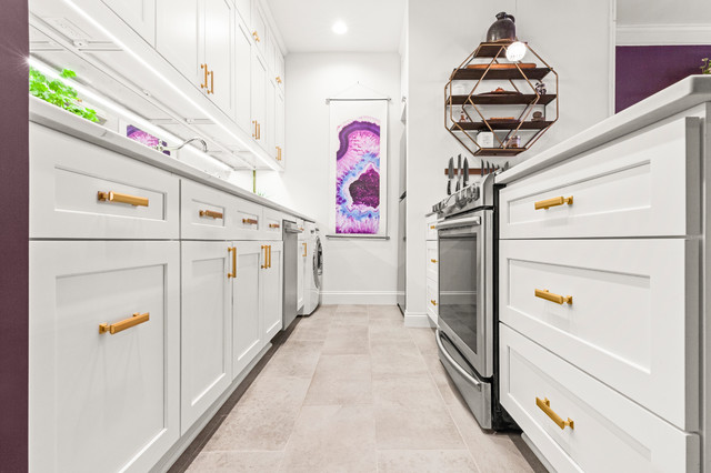 A KITCHEN FIT FOR THE LIGHTS ON BROADWAY (SWEETEN project) contemporary-kitchen