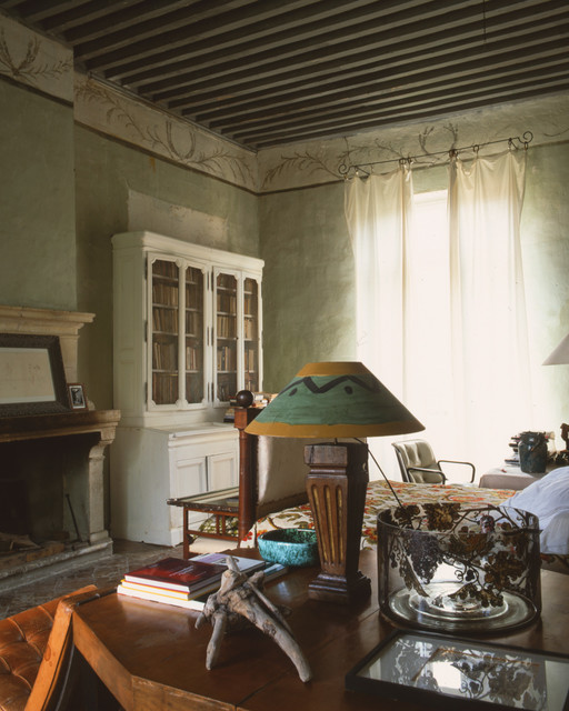 Maison du sud eklektisk-vardagsrum