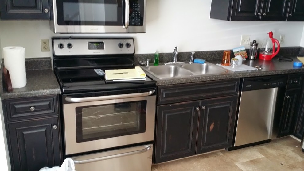 Condo update, before/after tight budget