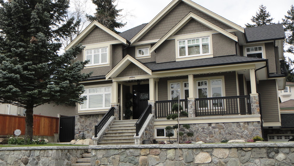 Photo of a traditional exterior in Vancouver.