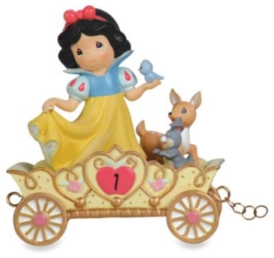 Precious Moments Disney Birthday Figurine: Snow White in 1st Birthday