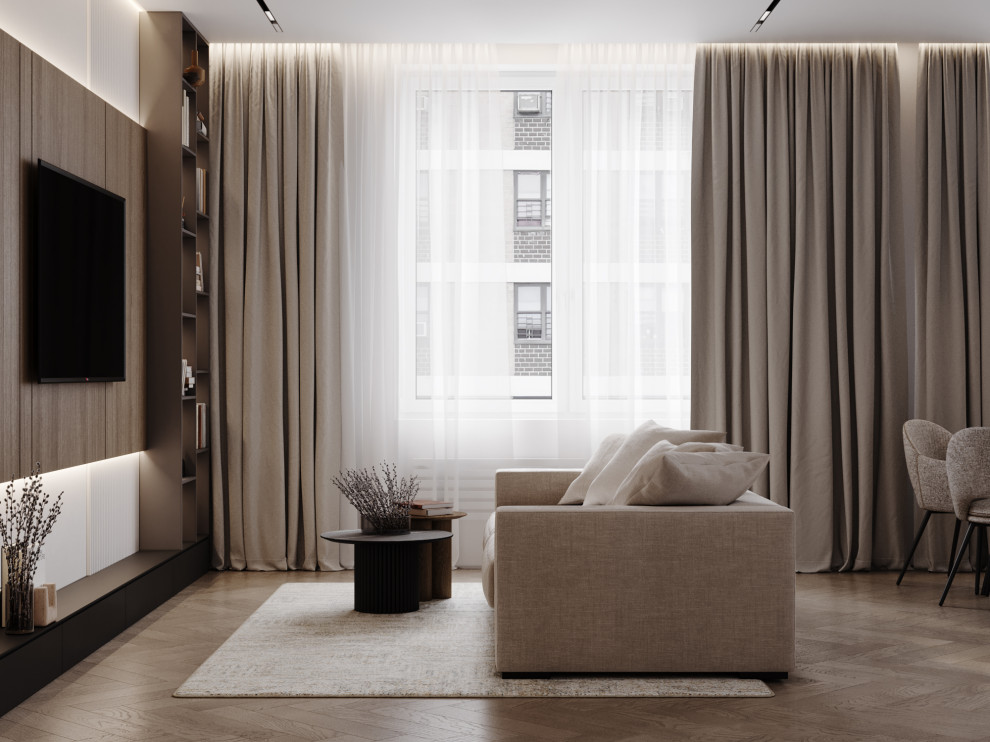 Идеальный современный интерьер в ЖК Homecity