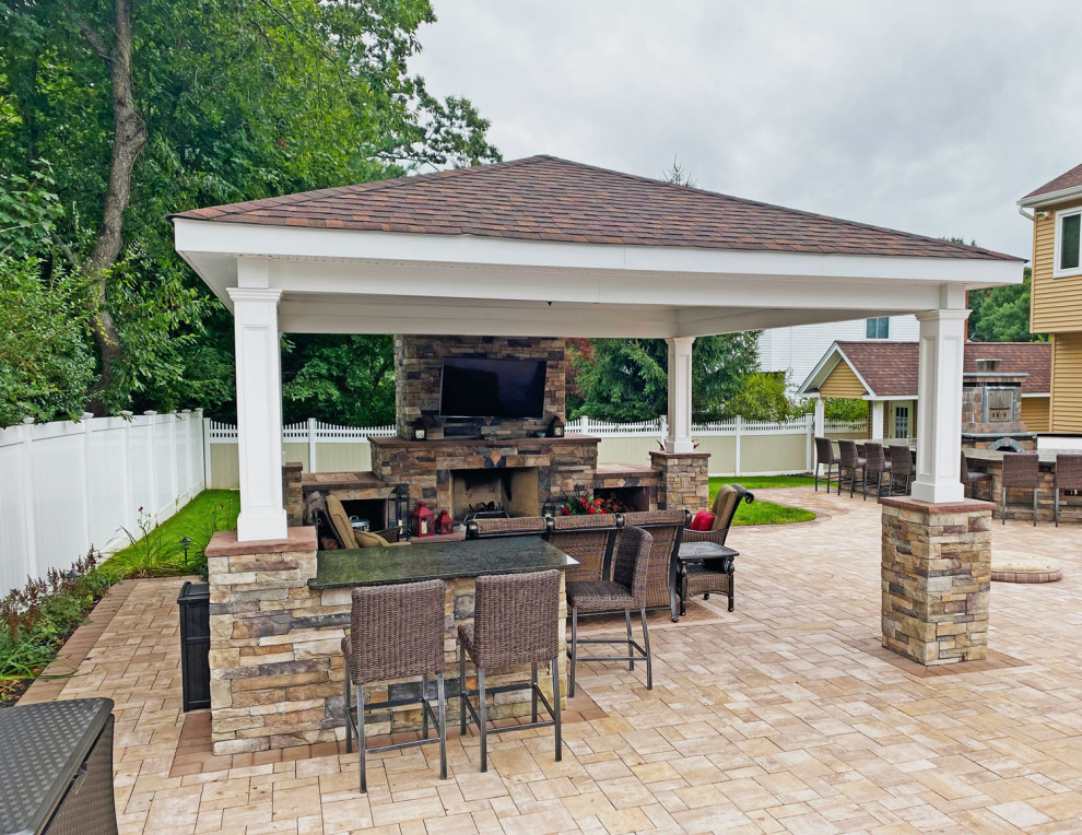 Patio Pavillion - Traditional - Patio - New York - by Cascella & Sons ...