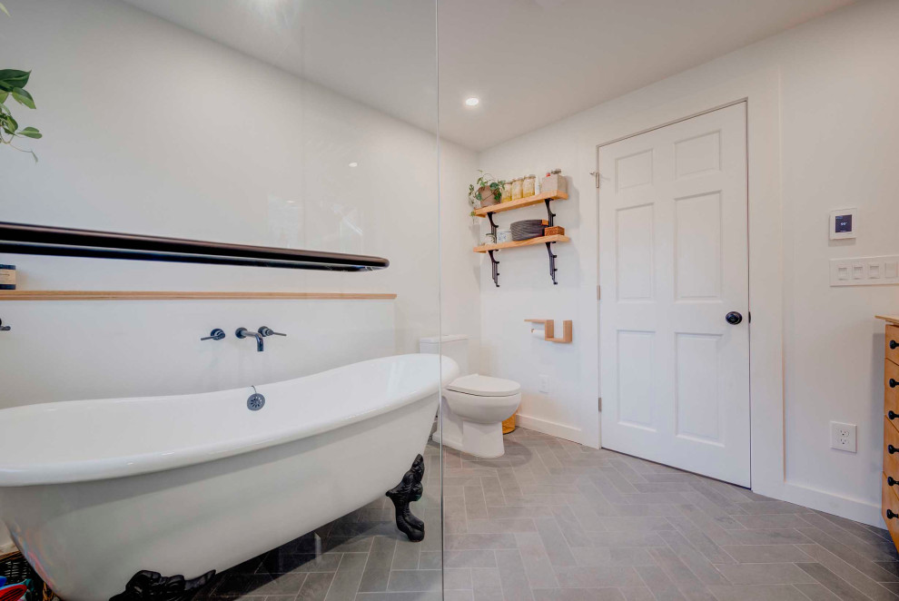Industrial Bathroom Remodel - Shelburne Falls, MA