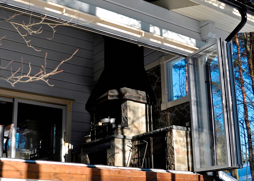 Остекление гостевого дома